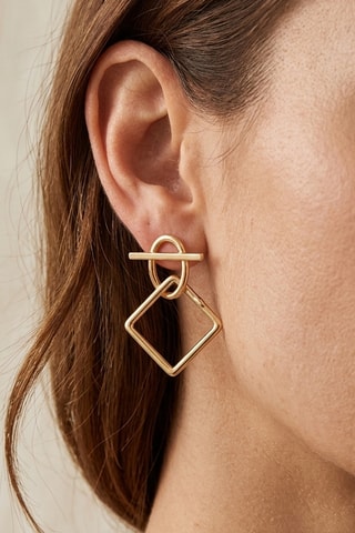 Boucles d’oreilles dorées à l'or fin