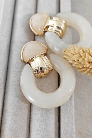 Boucles d'oreilles - Blanc