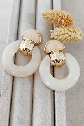 Boucles d'oreilles - Blanc