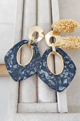 Boucles d'oreilles - Bleu
