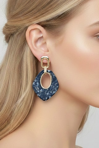 Boucles d'oreilles - Bleu