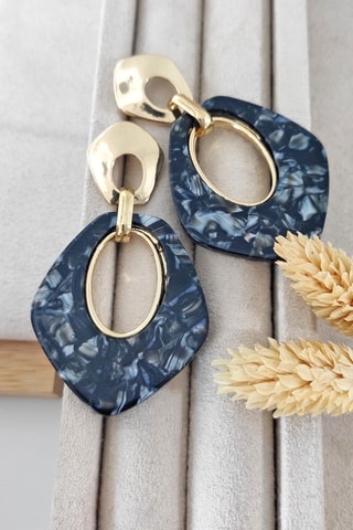 Boucles d'oreilles - Bleu