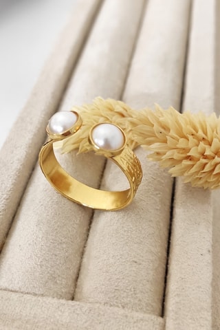 Bague - Doré à l'or jaune