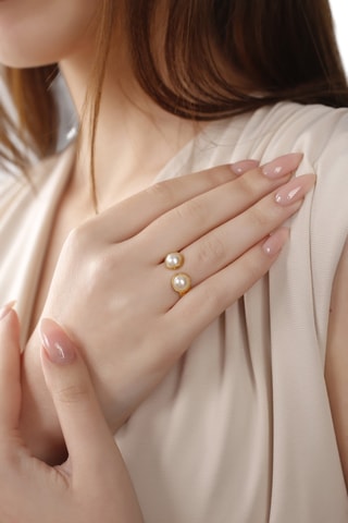 Bague - Doré à l'or jaune