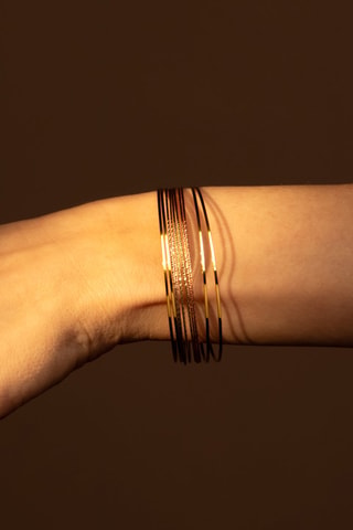 Pulsera Fabiola - Oro amarillo, oro rosa y oro blanco