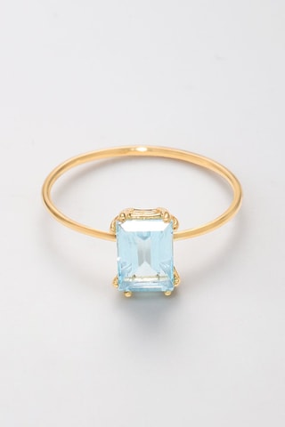 Anillo Alicia - Oro amarillo y topacio