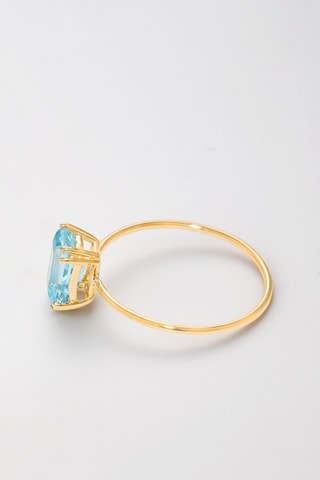 Anillo Alicia - Oro amarillo y topacio