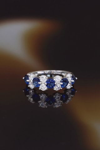 Anillo Océan  - Oro blanco