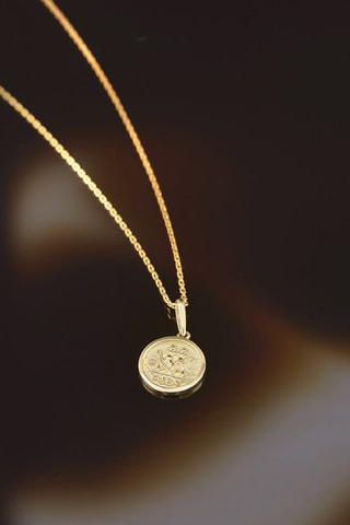 Colgante Astro Lisse Géminis - Oro amarillo