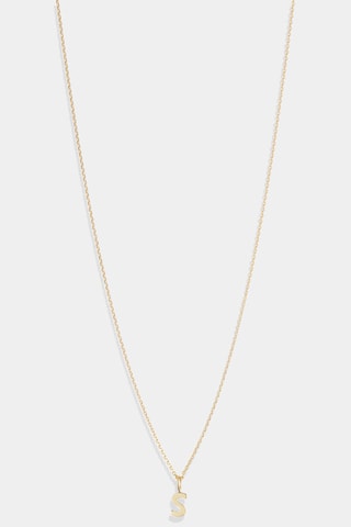 Colgante letra S - Oro amarillo