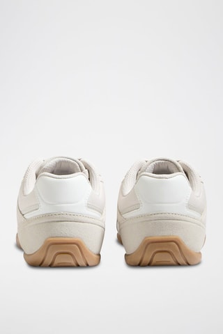 Sneakers in pelle - Beige
