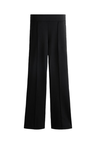 Pantaloni flare - Nero