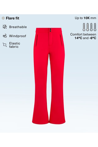 Pantaloni flare - Rosso