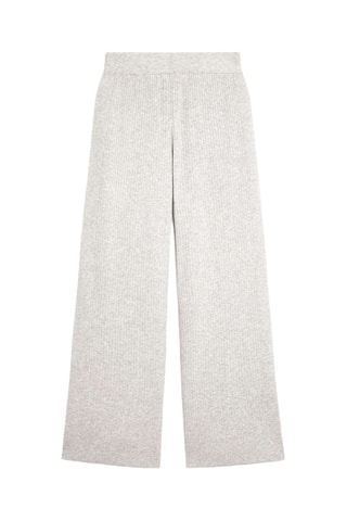 Pantaloni straight - Grigio chiaro melange 