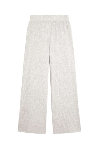Pantaloni straight - Grigio chiaro melange 