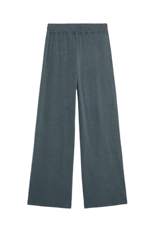 Pantaloni straight - Blu-grigio 