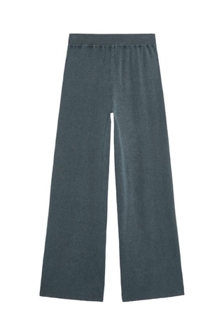 Pantaloni straight - Blu-grigio 