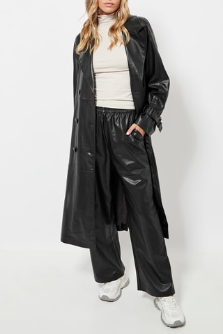 Pantaloni a vita alta - Nero