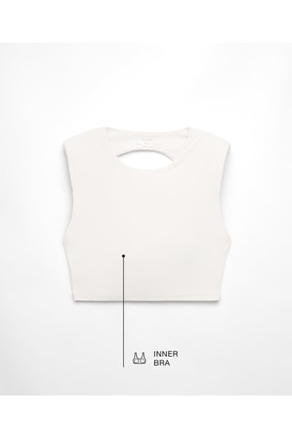 Crop top - Bianco