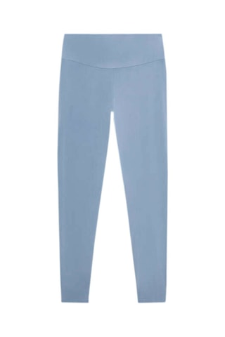 Leggings a vita alta - Azzurro 