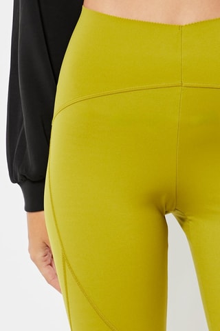 Leggings a vita alta - Verde oliva