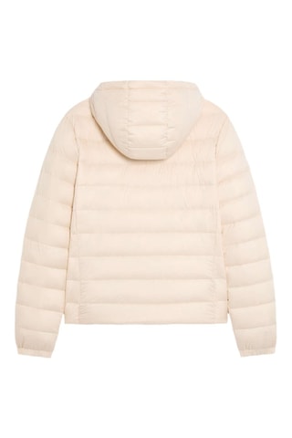 Piumino con cappuccio - Beige