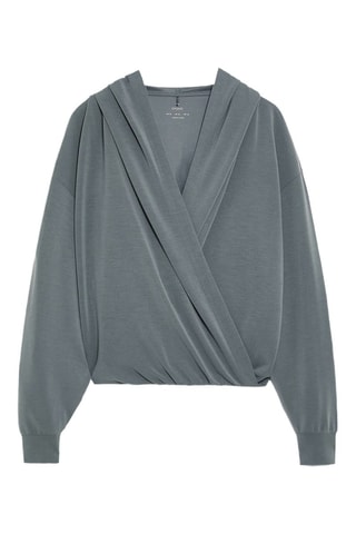 Felpa con cappuccio - Grigio