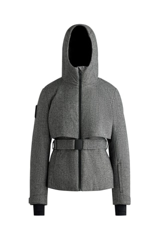 Giacca in lana con cappuccio - Grigio