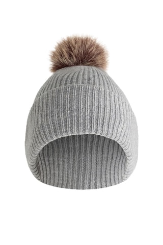 Berretto in lana e cashmere - Grigio