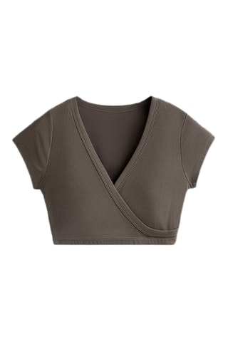 Crop top - Kaki