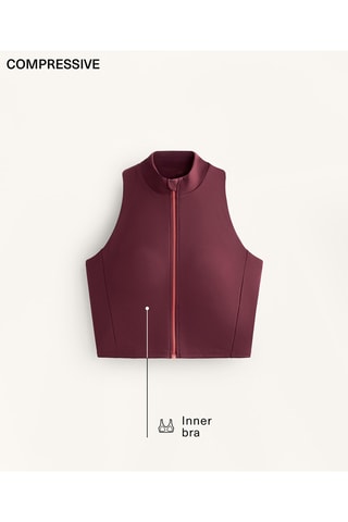 Crop top - Bordeaux