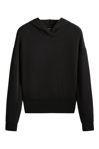 Felpa con cappuccio - Nero