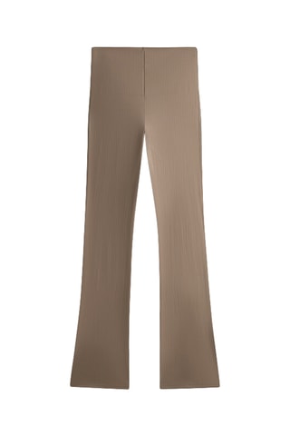 Pantaloni flare - Beige
