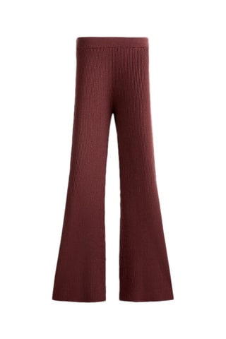 Pantaloni flare - Bordeaux