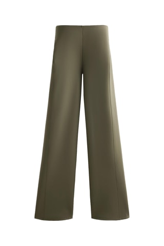 Pantaloni double face straight - Kaki