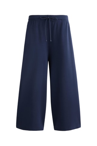 Pantaloni wide legs - Navy