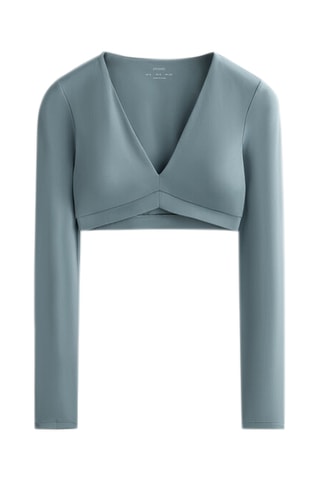 Top sportivo - Blu-grigio