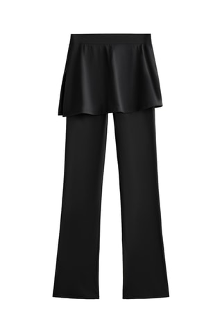 Pantaloni flare - Nero