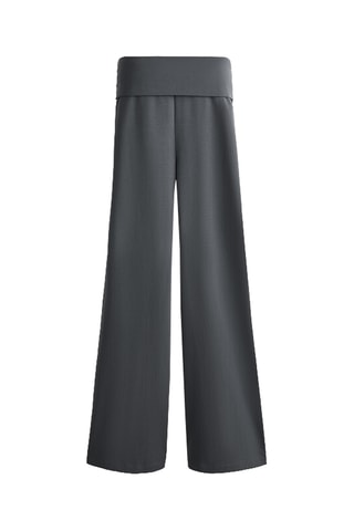 Pantaloni flare - Grigio scuro