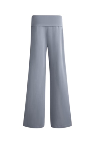 Pantaloni flare - Grigio-blu