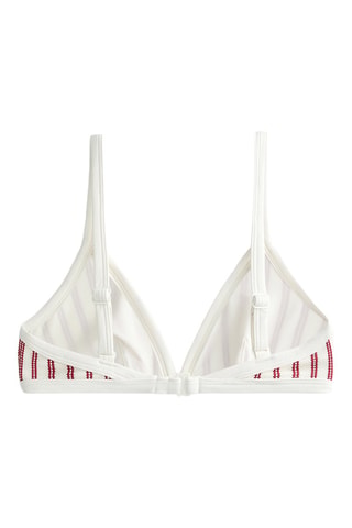 Reggiseno bikini - Bianco e rosso