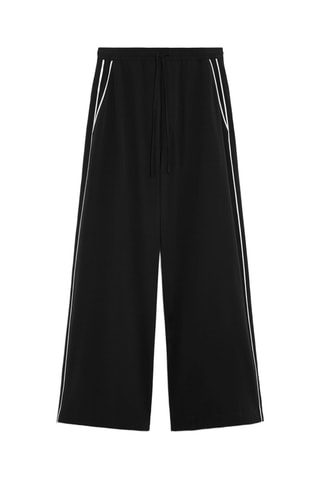 Pantaloni straight - Nero 