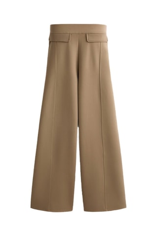Pantaloni bootcut - Beige