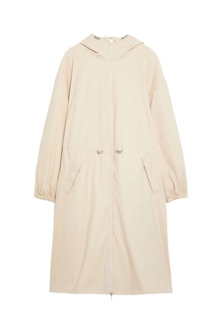 Impermeabile con cappuccio - Beige