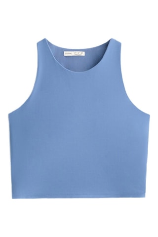 Crop top push-up - Blu