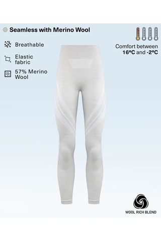 Leggings in lana - Grigio chiaro