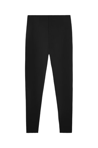 Leggings a vita alta - Nero