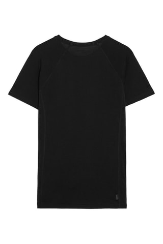 2 t-shirt in lana - Nero 