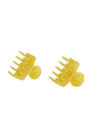 2 mollette per capelli - Giallo