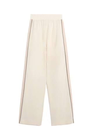Pantaloni wide legs - Ecrù